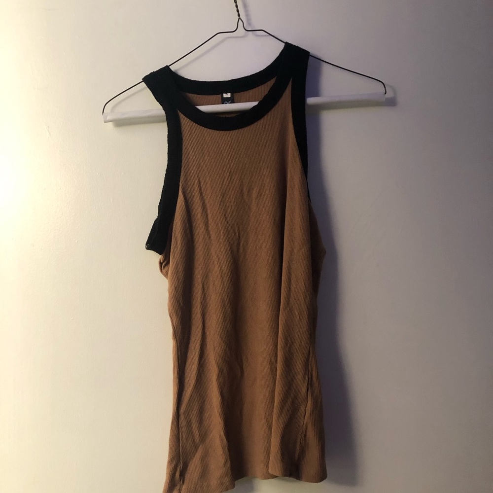 Brown tank top!